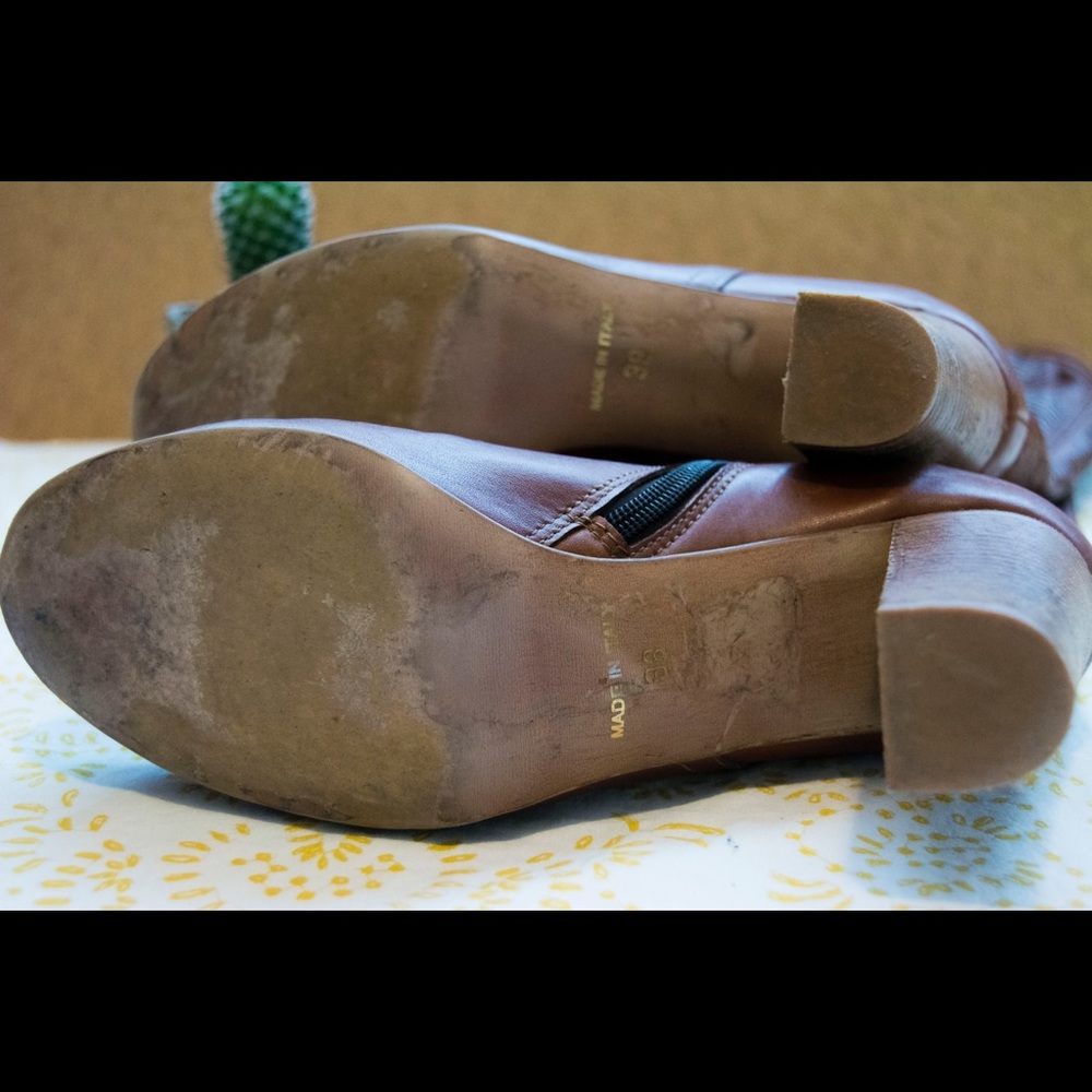 Barney’s New York Leather Knee-High Boots - Picture 4 of 6